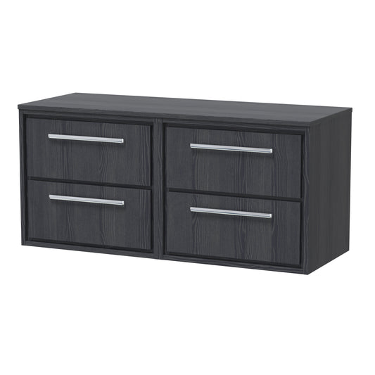 Hudson Reed 1200mm Wall Hung 4-Drawer Vanity with Worktop