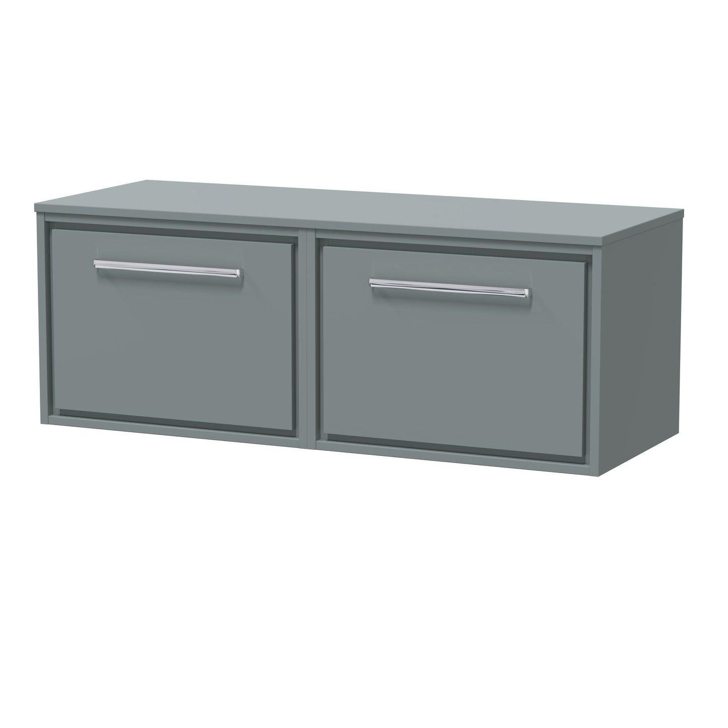 Hudson Reed 1200mm Wall Hung Single Drawer Vanity with Worktop