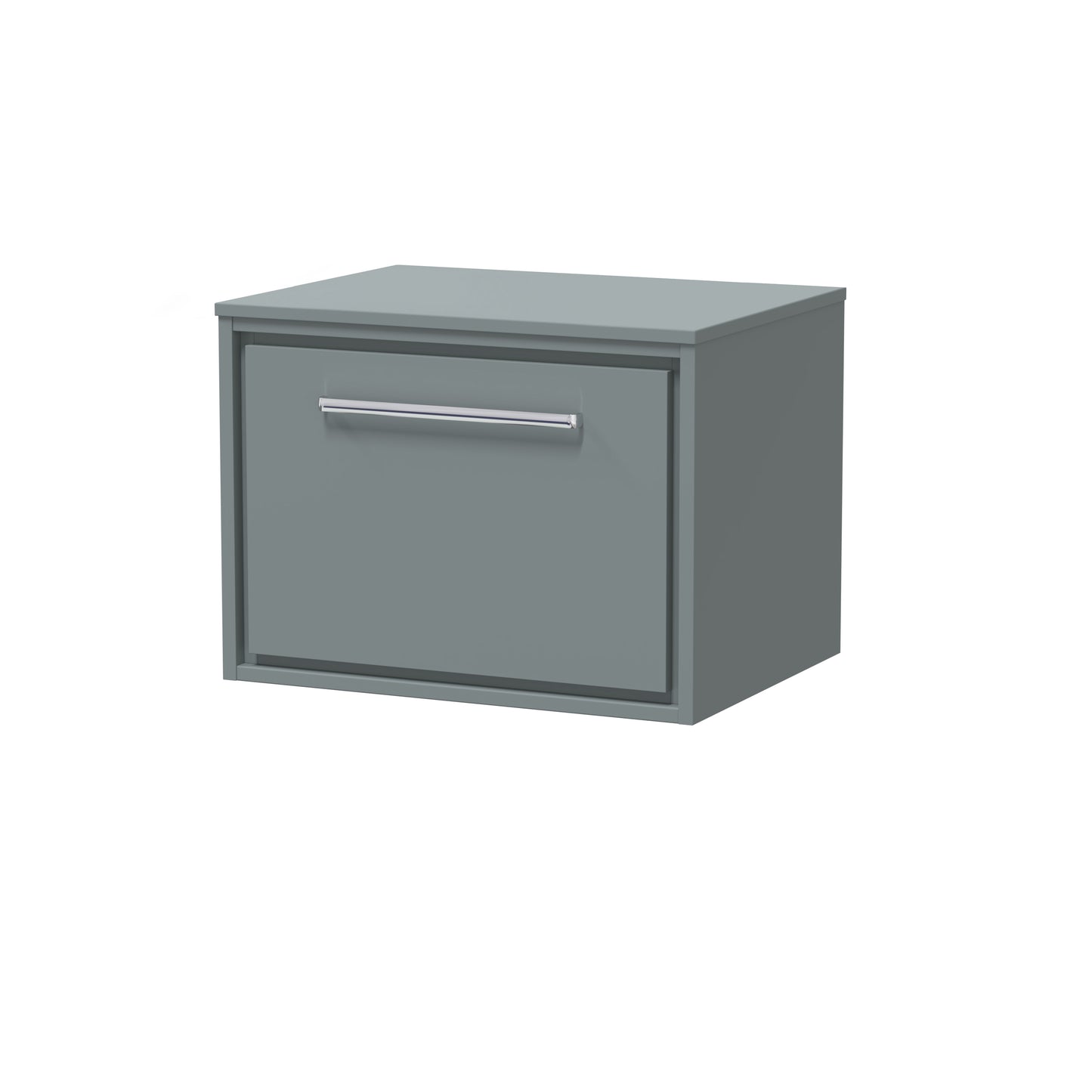 Hudson Reed 600mm Wall Hung Single Drawer Vanity with Worktop
