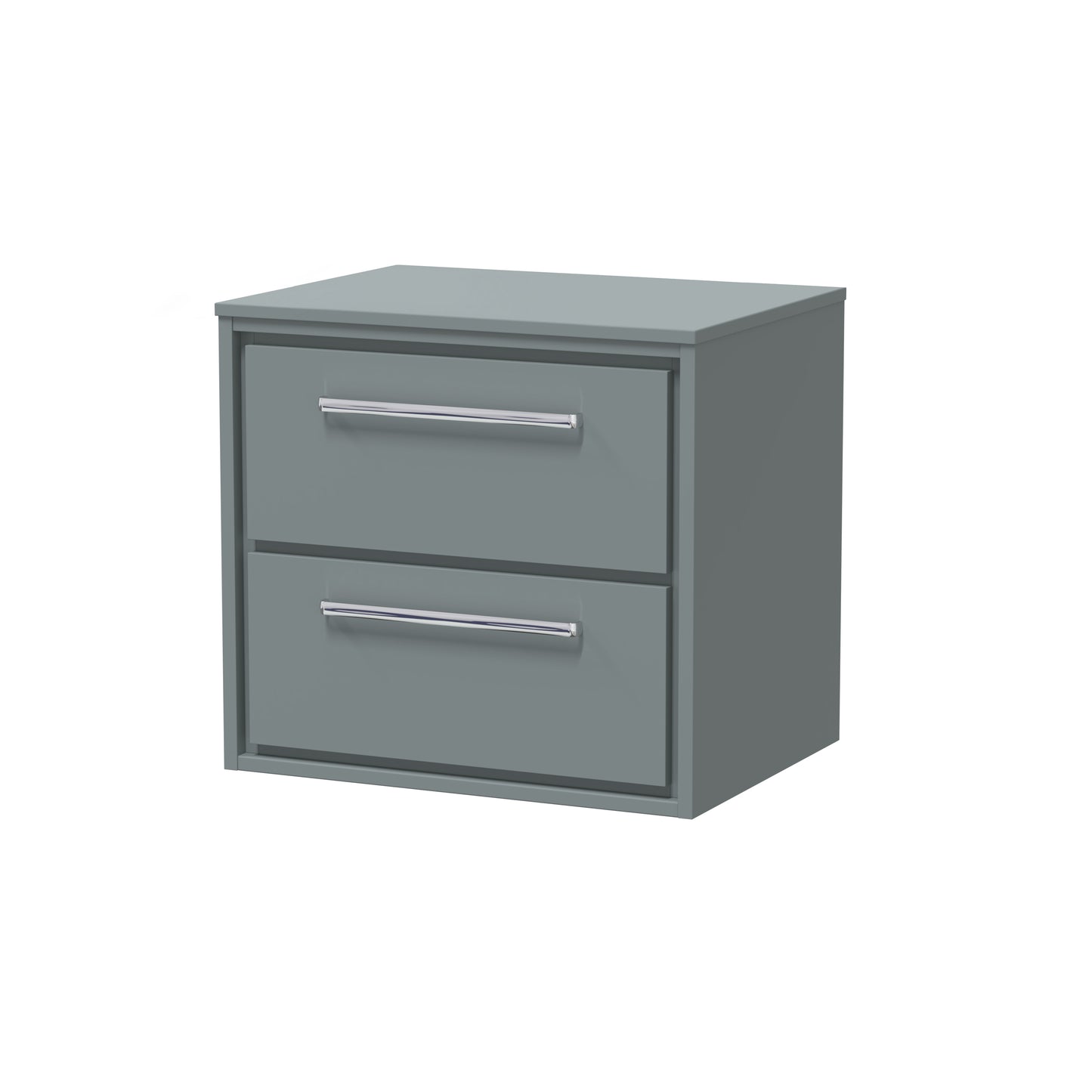 Hudson Reed 600mm Wall Hung 2-Drawer Vanity with Worktop