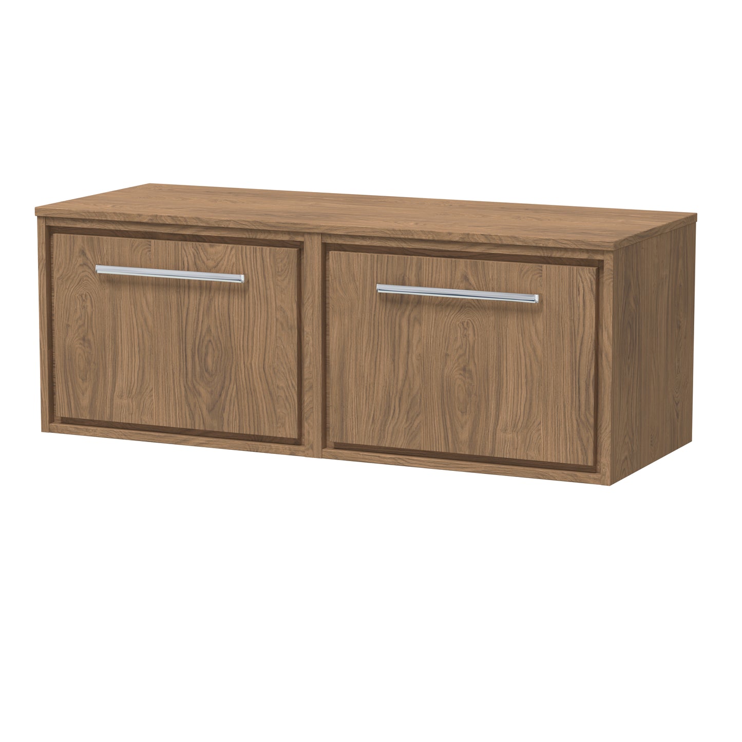 Hudson Reed 1200mm Wall Hung Single Drawer Vanity with Worktop