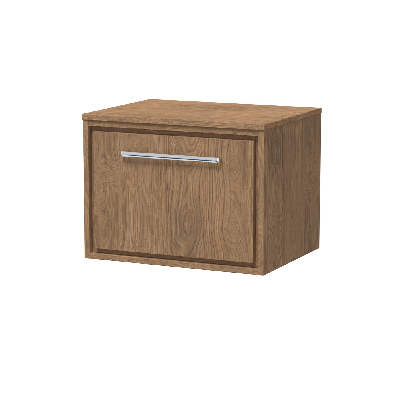 Hudson Reed 600mm Wall Hung Single Drawer Vanity with Worktop