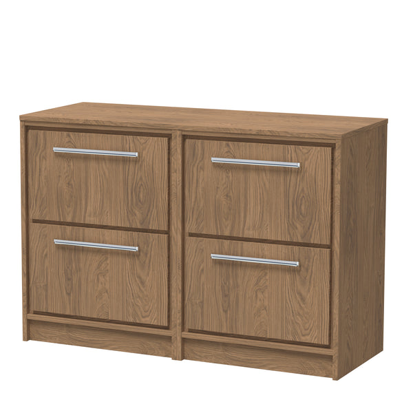 Hudson Reed 1200mm Floor Standing 4-Drawer Vanity with Worktop