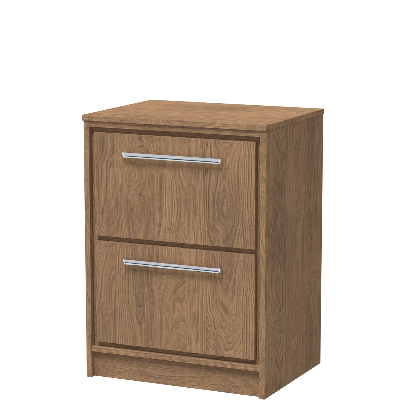 Hudson Reed 600mm Floor Standing 2-Drawer Vanity with Worktop