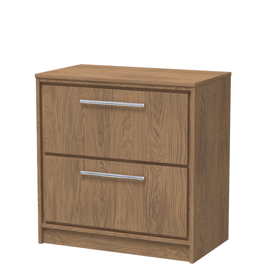 Hudson Reed 800mm Floor Standing 2-Drawer Vanity with Worktop