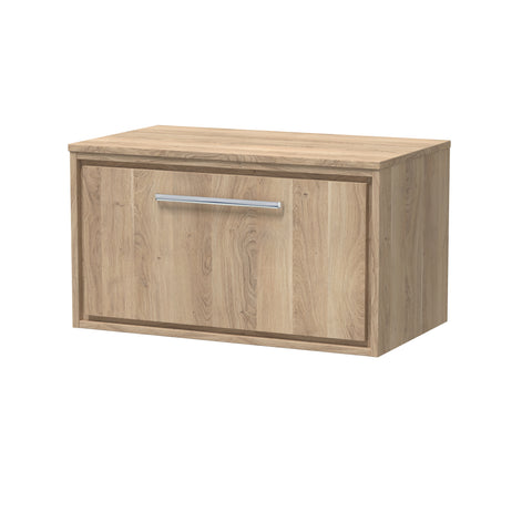 Hudson Reed 800mm Wall Hung Single Drawer Vanity with Worktop