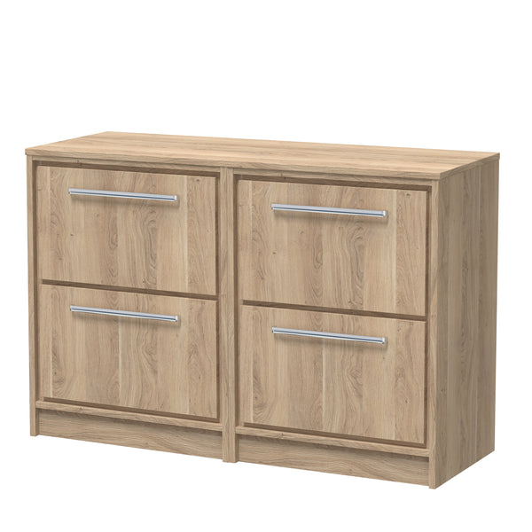 Hudson Reed 1200mm Floor Standing 4-Drawer Vanity with Worktop