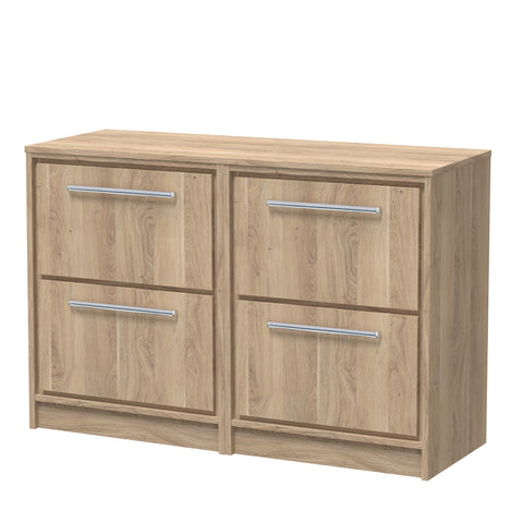 Hudson Reed 1200mm Floor Standing 4-Drawer Vanity with Worktop