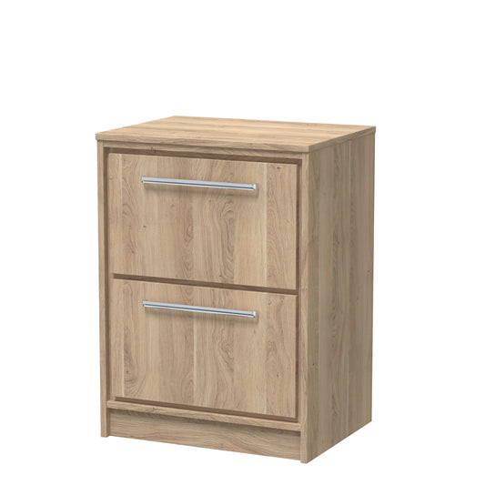 Hudson Reed 600mm Floor Standing 2-Drawer Vanity with Worktop
