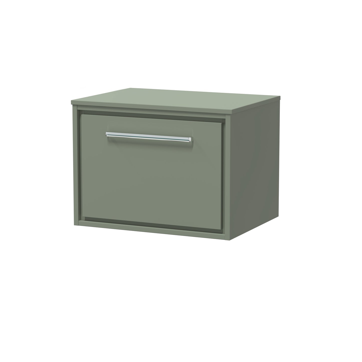 Hudson Reed 600mm Wall Hung Single Drawer Vanity with Worktop