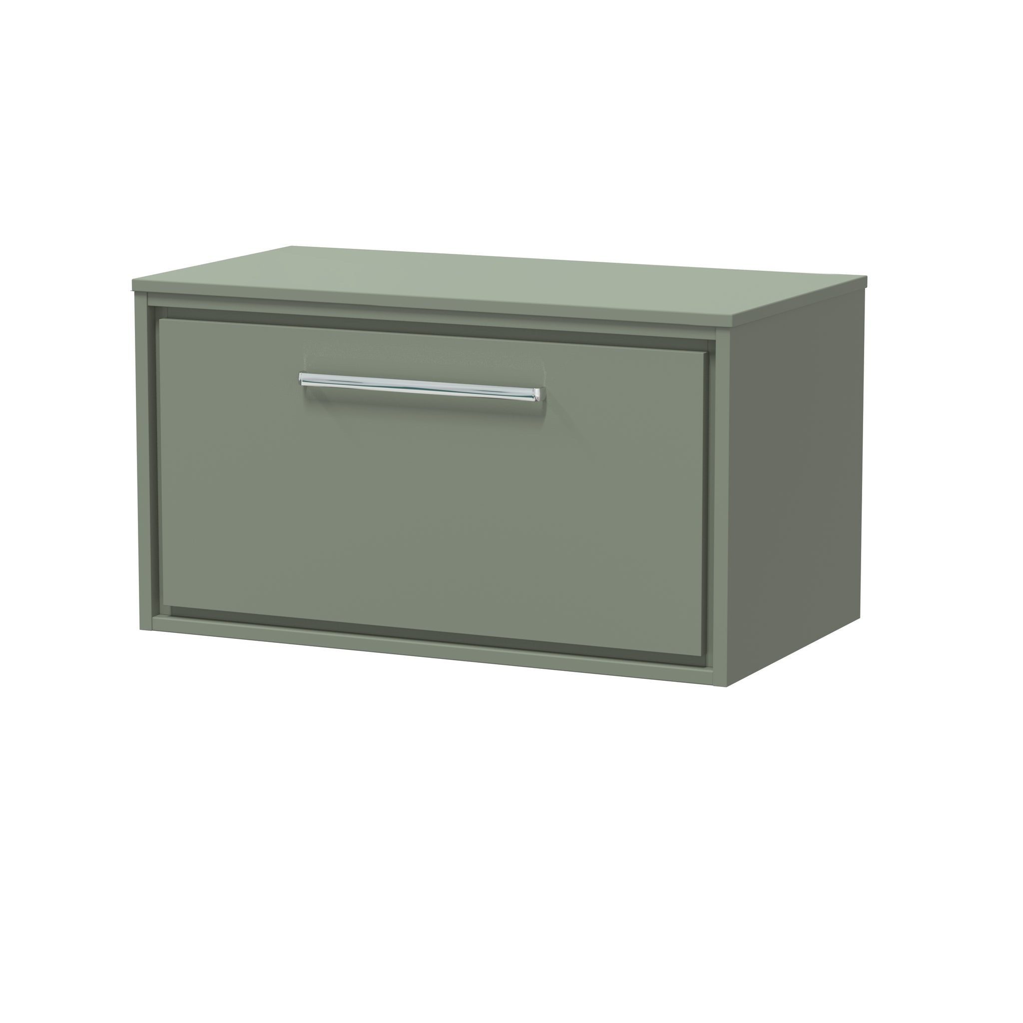 Hudson Reed 800mm Wall Hung Single Drawer Vanity with Worktop