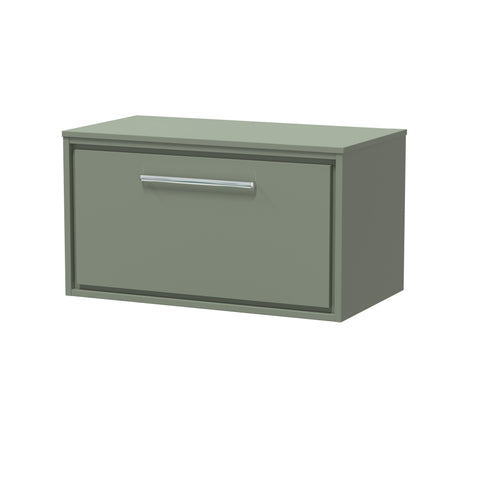 Hudson Reed 800mm Wall Hung Single Drawer Vanity with Worktop