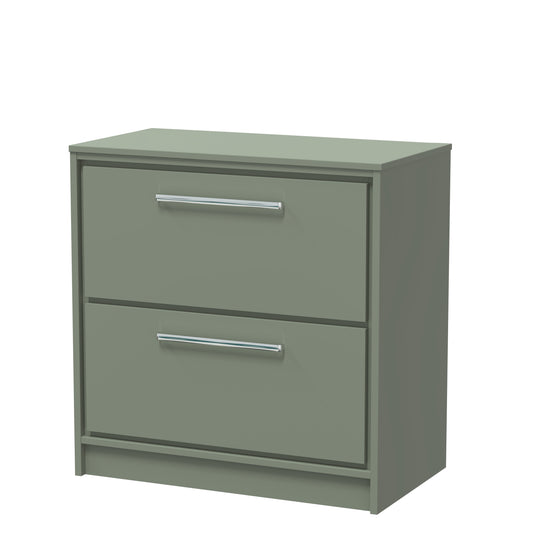 Hudson Reed 800mm Floor Standing 2-Drawer Vanity with Worktop