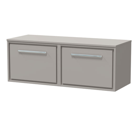 Hudson Reed 1200mm Wall Hung Single Drawer Vanity with Worktop