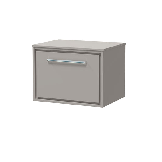 Hudson Reed 600mm Wall Hung Single Drawer Vanity with Worktop