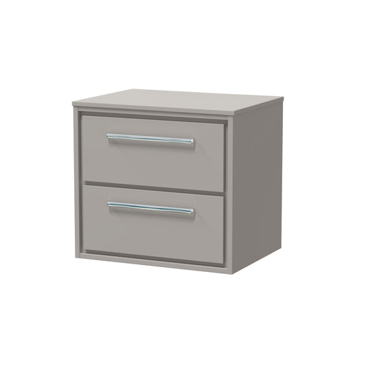Hudson Reed 600mm Wall Hung 2-Drawer Vanity with Worktop