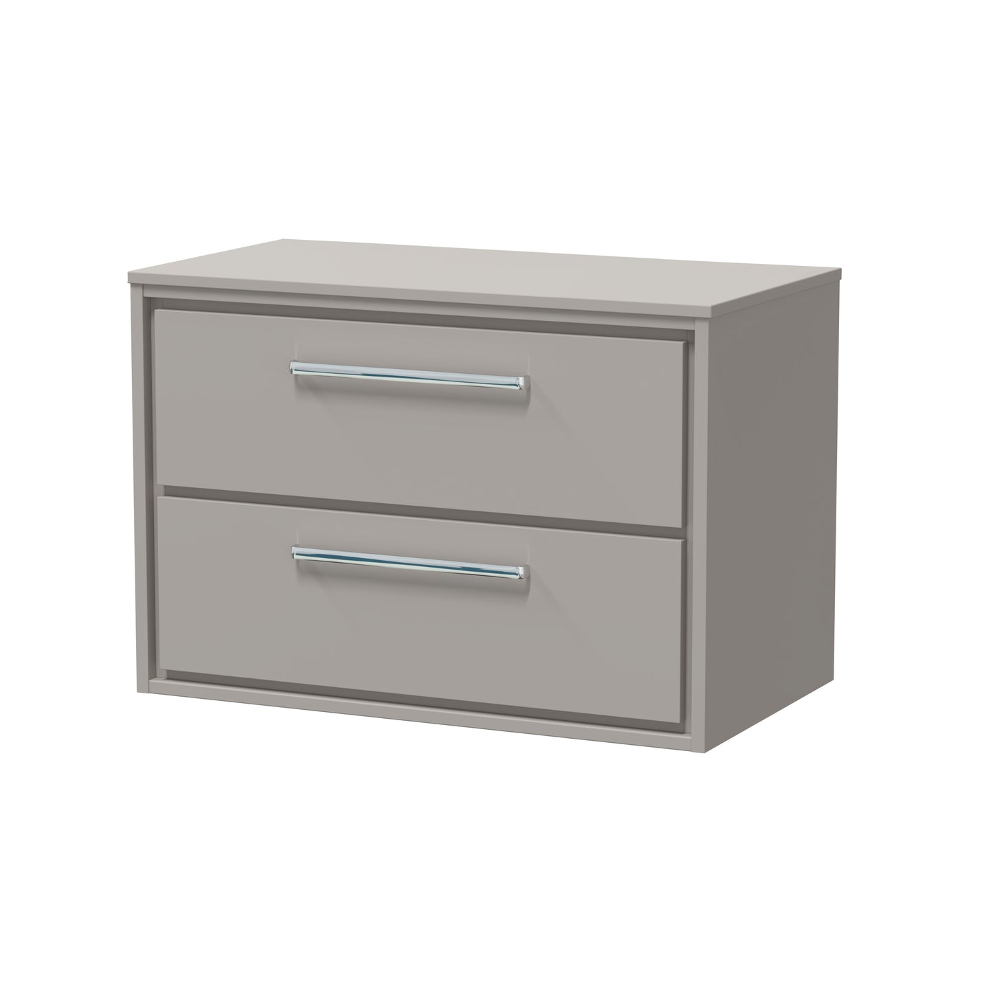 Hudson Reed 800mm Wall Hung 2-Drawer Vanity with Worktop