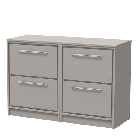 Hudson Reed 1200mm Floor Standing 4-Drawer Vanity with Worktop