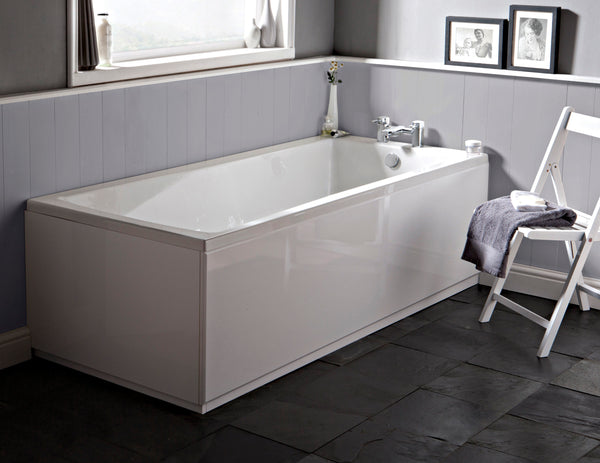 NUIE Eternalite Square Single Ended Bath 1700 x 700mm