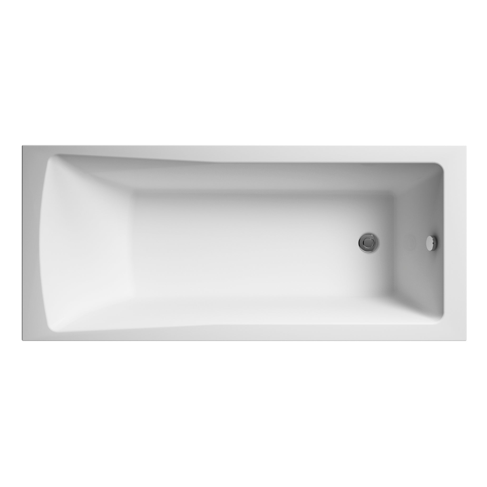NUIE Square Single Ended Bath 1800 x 800mm