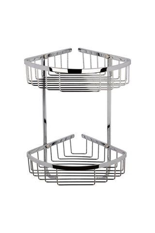 Hudson Reed Large 2 Tier Corner Basket
