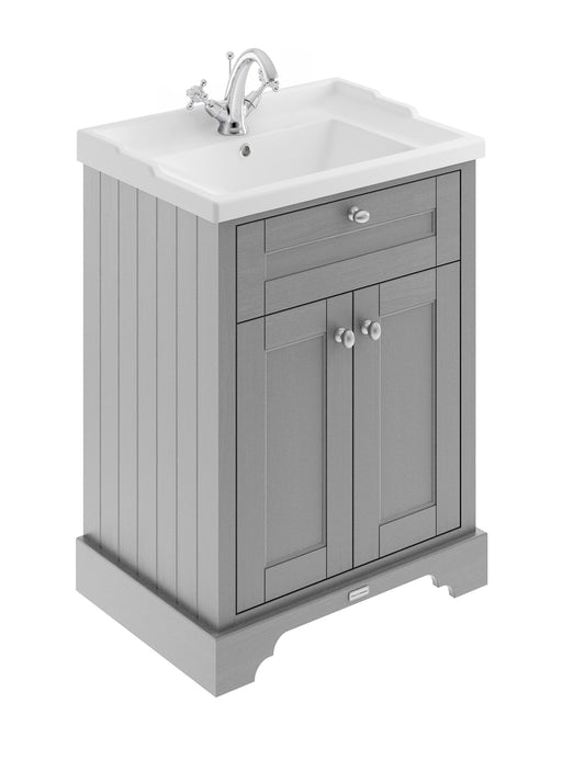 Hudson Reed 600mm Cabinet & Basin (1TH)