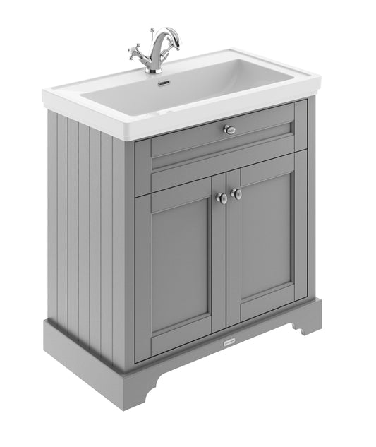 Hudson Reed 800mm 2-Door Vanity & Classic Basin 1TH