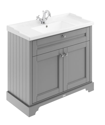 Hudson Reed 1000mm Cabinet & Basin (1TH)