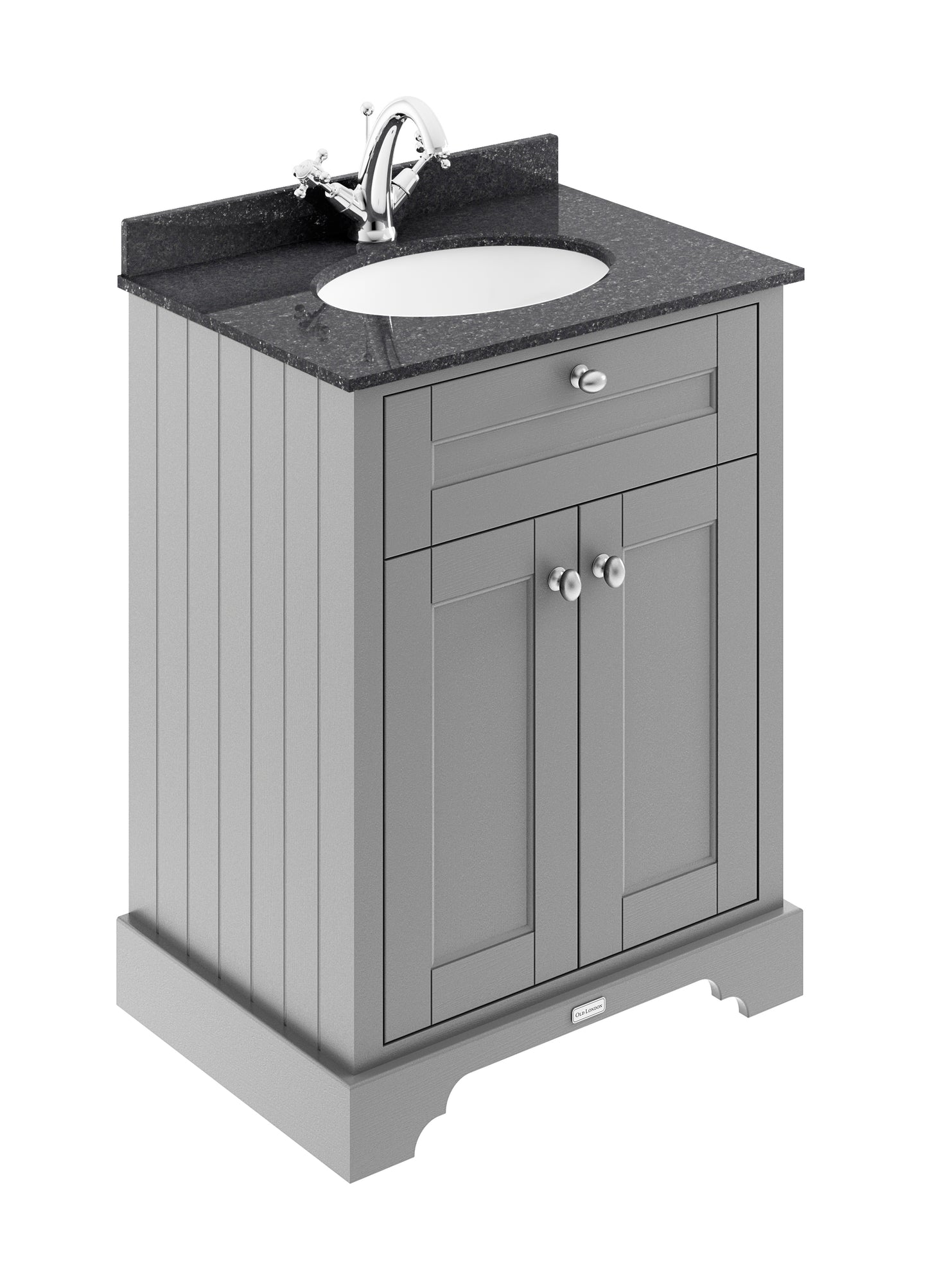 Hudson Reed 600mm Cabinet & Marble Top (1TH)