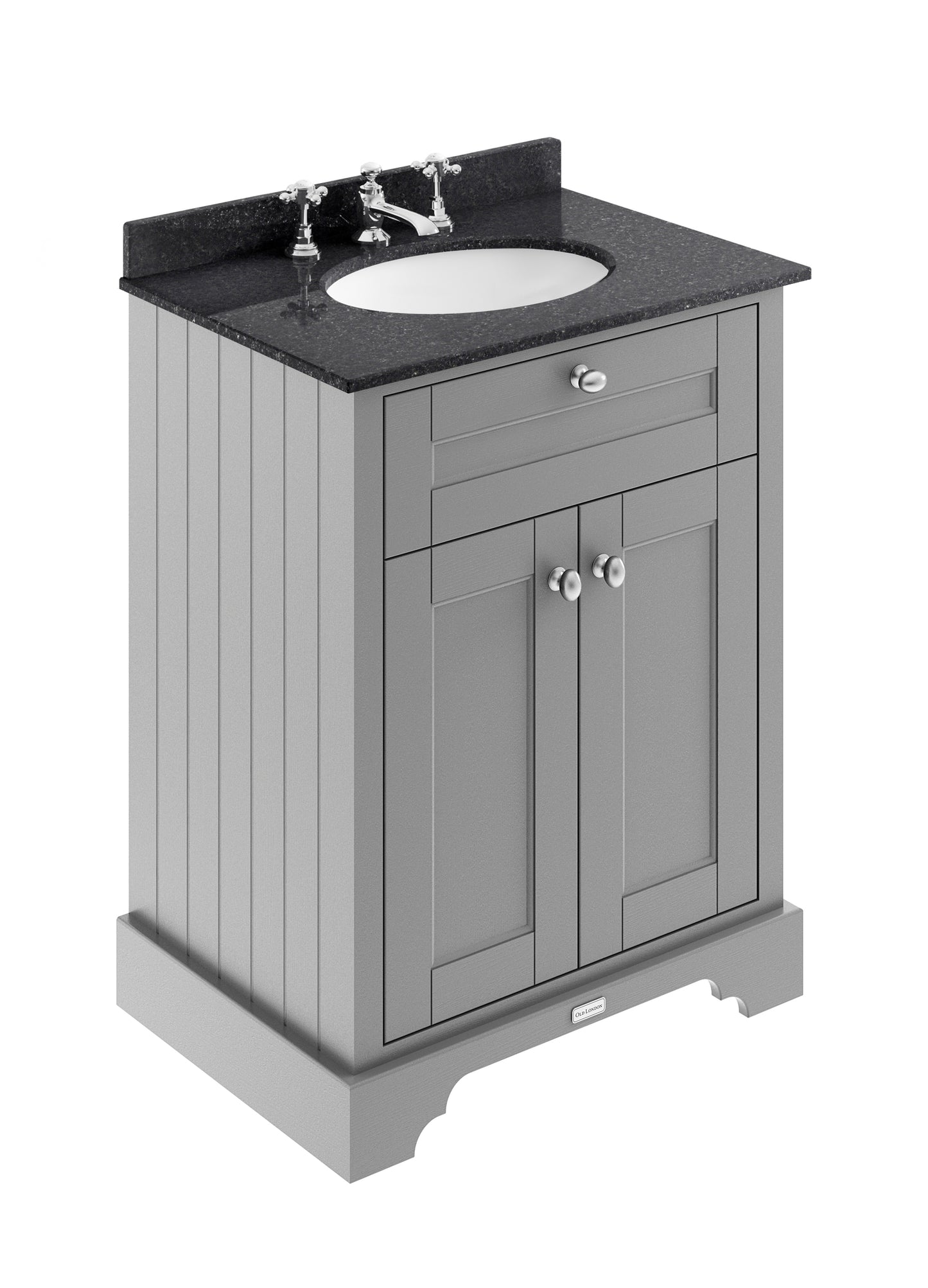 Hudson Reed 600mm Cabinet & Marble Top (3TH)