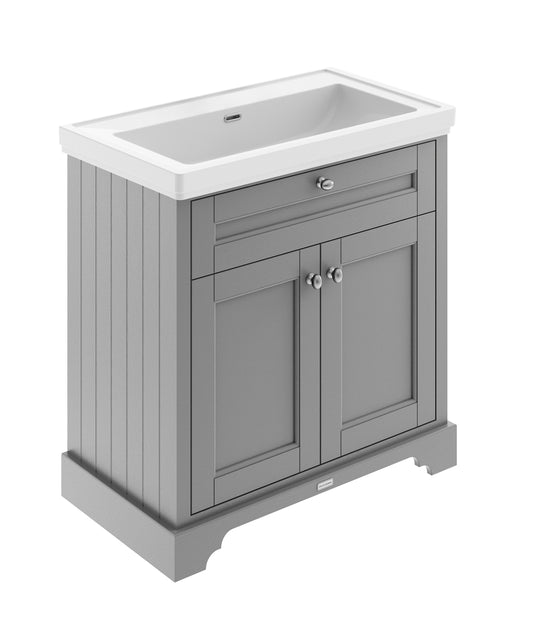 Hudson Reed 800mm 2-Door Vanity & Classic Basin 0TH