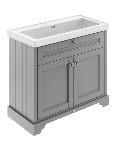 Hudson Reed HUDSON REED 1000mm 2-Door Unit & Classic Fireclay Basin 0TH