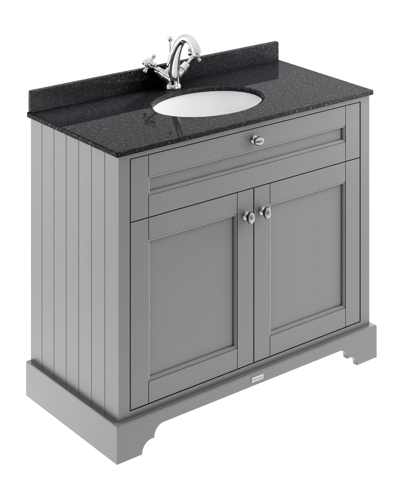 Hudson Reed 1000mm Cabinet & Marble Top (1TH)