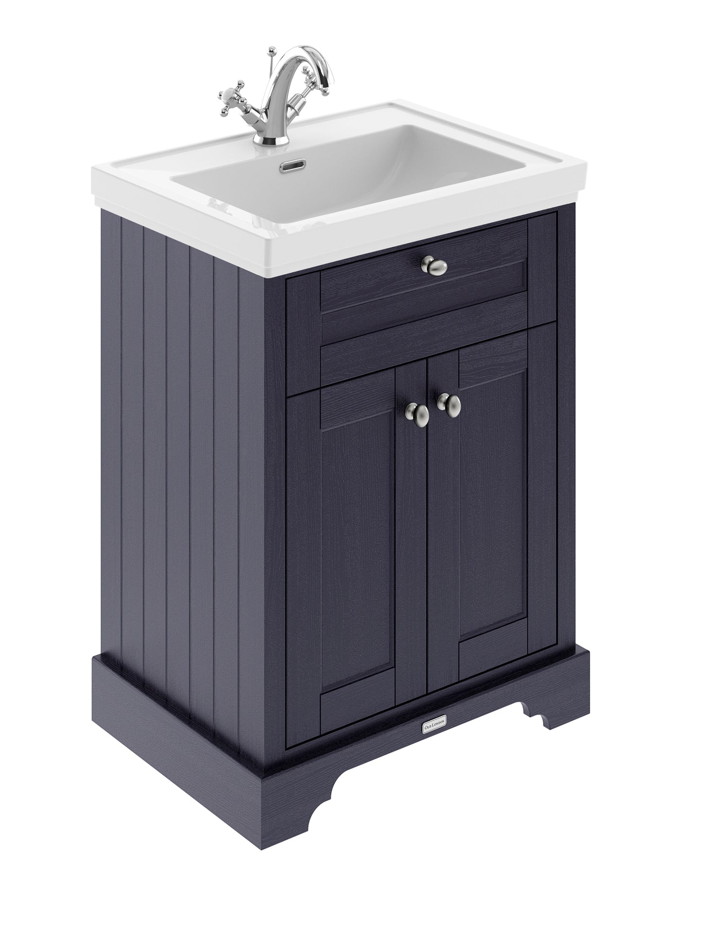 Hudson Reed 600mm 2-Door Unit & Contemporary Fireclay Basin 1TH