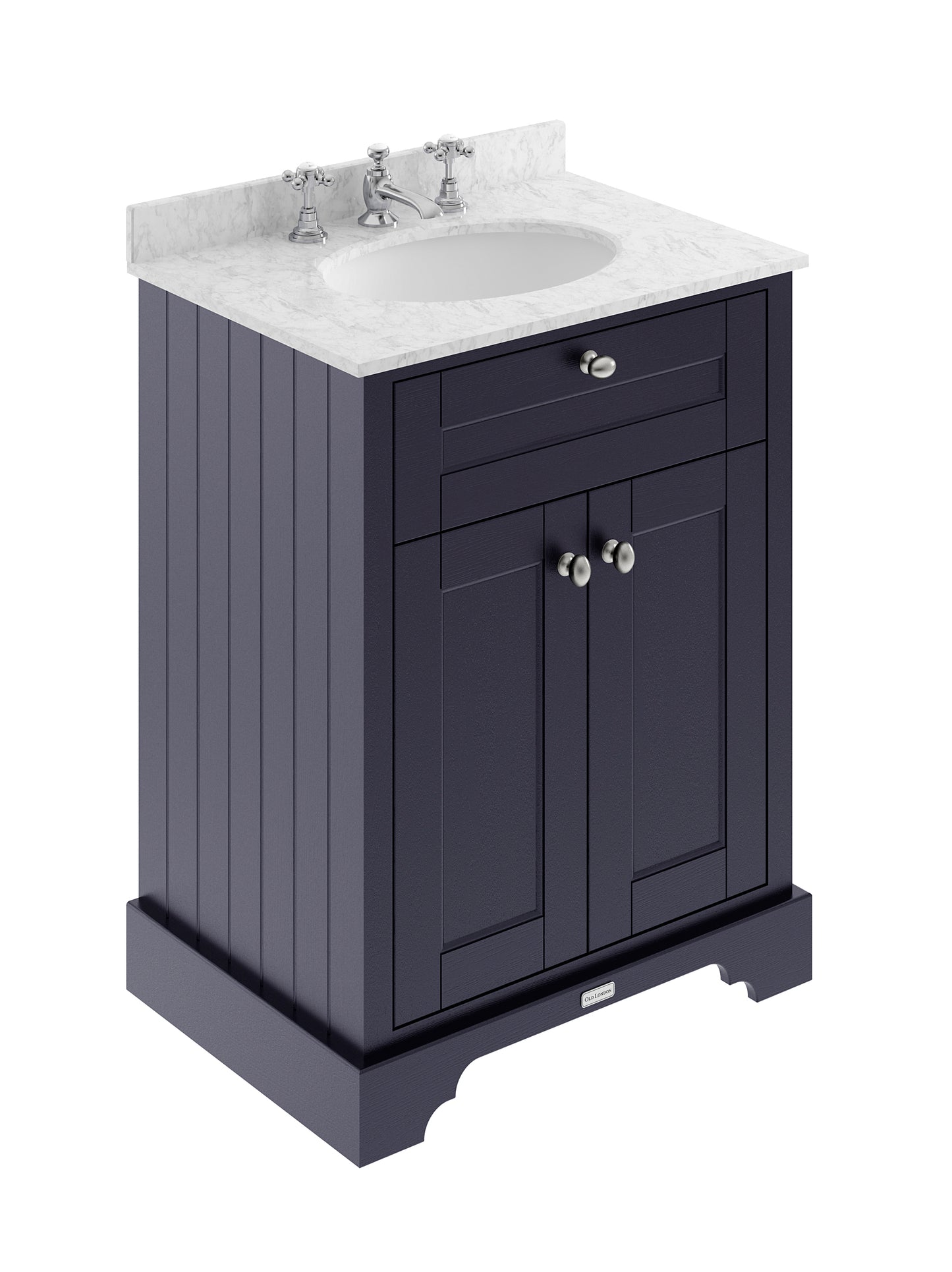 Hudson Reed 600mm Cabinet & Marble Top (3TH)