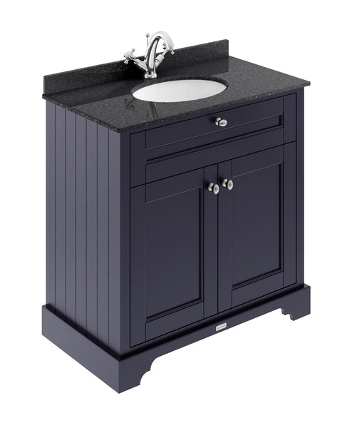 Hudson Reed 800mm Cabinet & Marble Top (1TH)