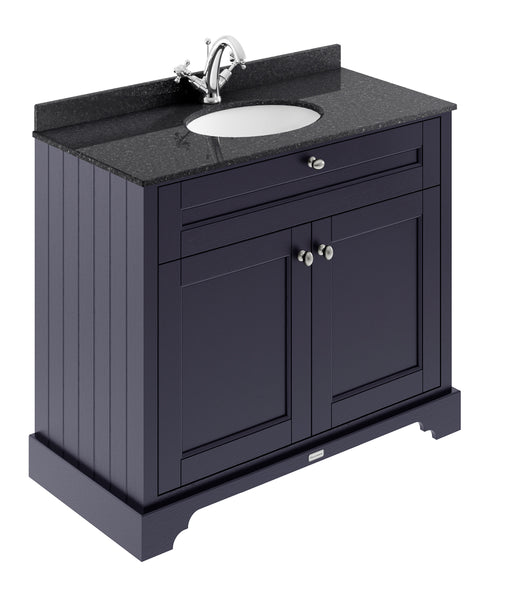 Hudson Reed 1000mm Cabinet & Marble Top (1TH)