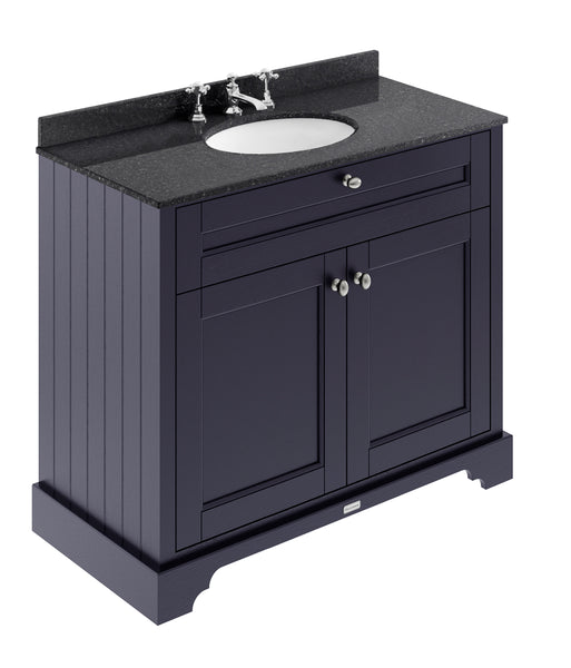 Hudson Reed 1000mm Cabinet & Marble Top (3TH)