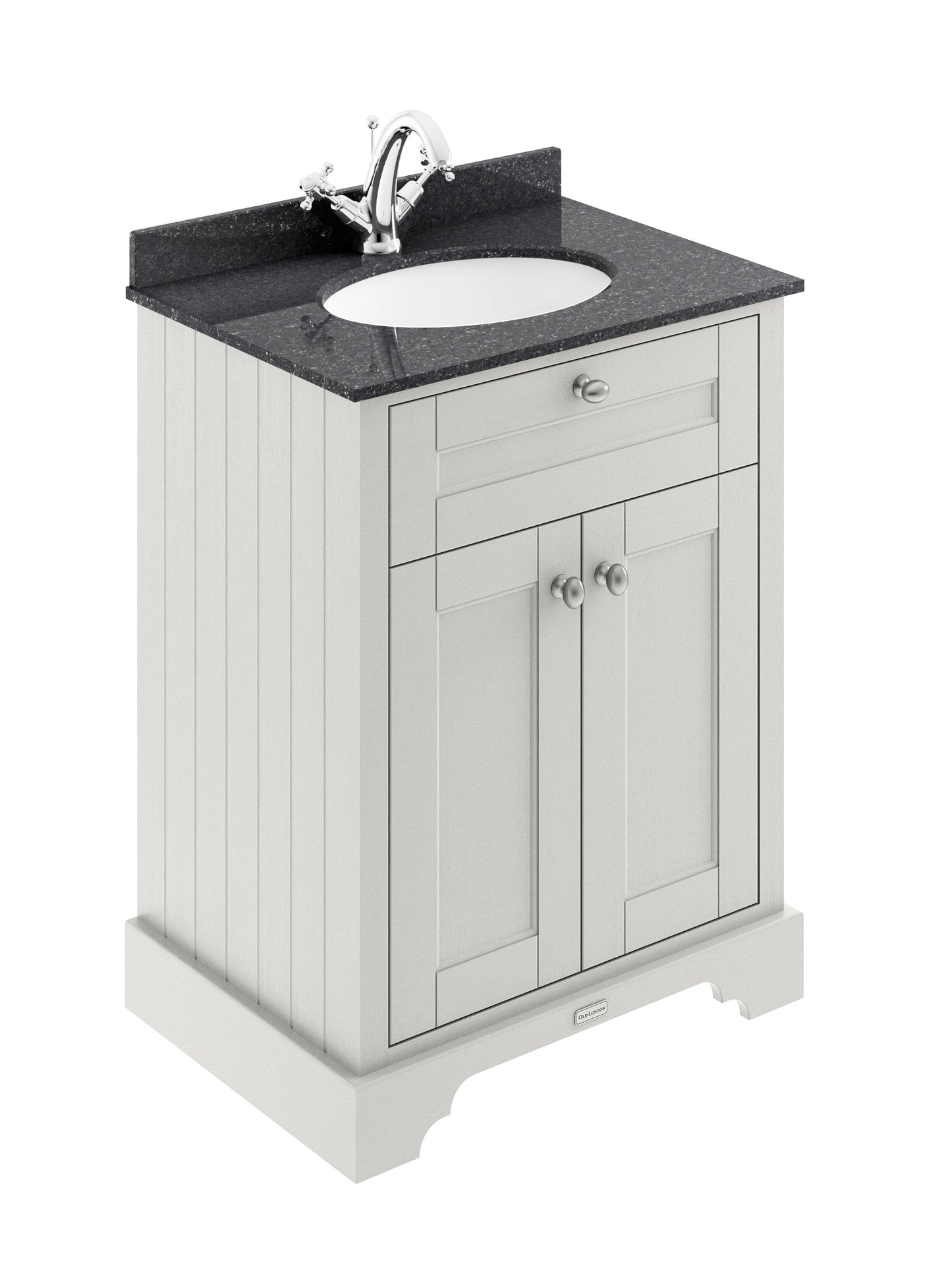 Hudson Reed 600mm Cabinet & Marble Top (1TH)