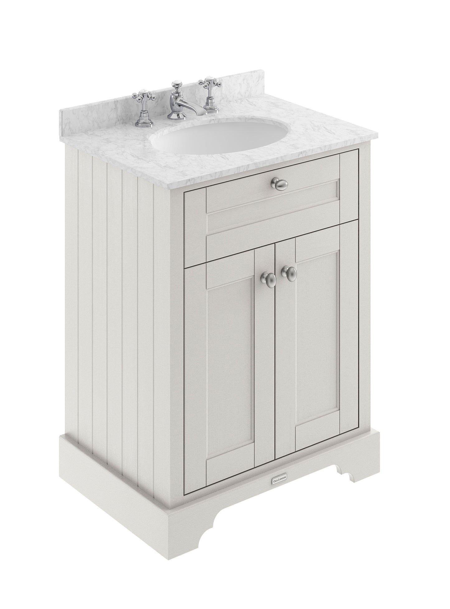 Hudson Reed 600mm Cabinet & Marble Top (3TH)