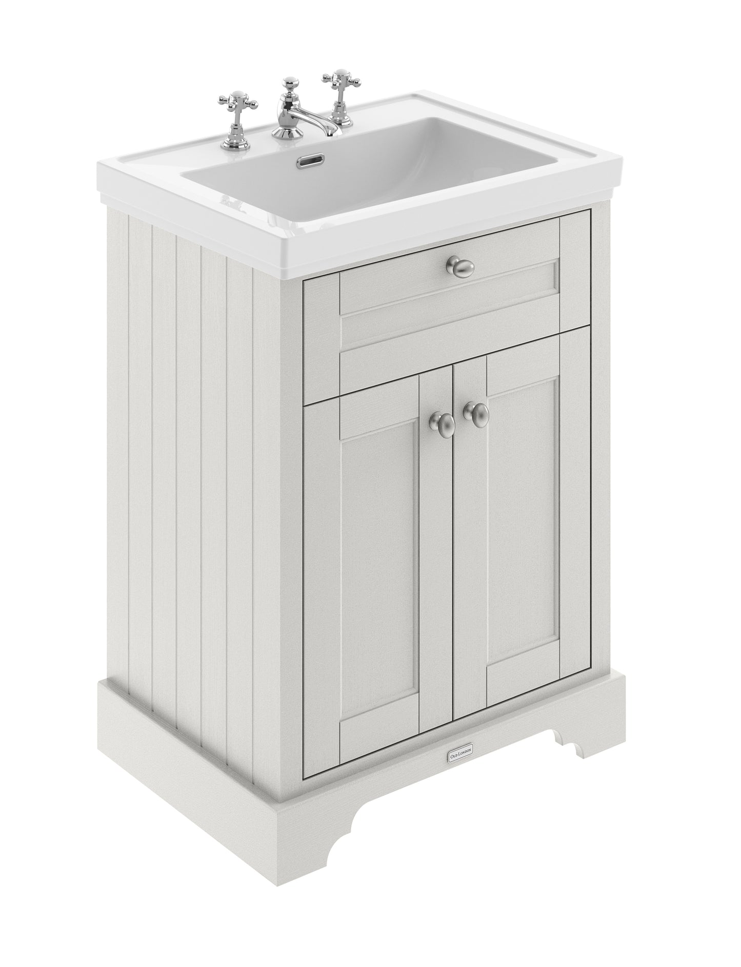 Hudson Reed 600mm 2-Door Vanity & Classic Basin 3TH