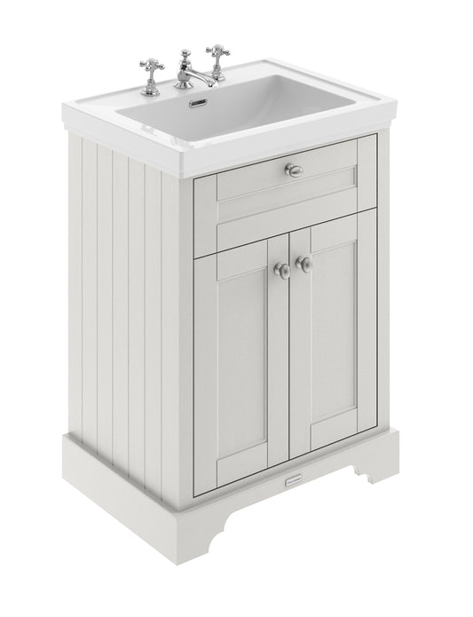 Hudson Reed 600mm 2-Door Vanity & Classic Basin 3TH