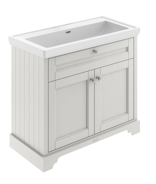 Hudson Reed HUDSON REED 1000mm 2-Door Unit & Classic Fireclay Basin 0TH