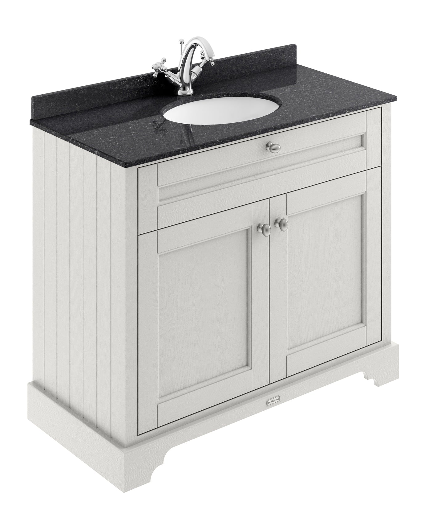 Hudson Reed 1000mm Cabinet & Marble Top (1TH)