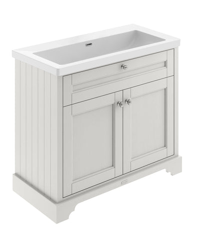 Hudson Reed 1000mm 2-Door Unit & Contemporary Basin 0TH