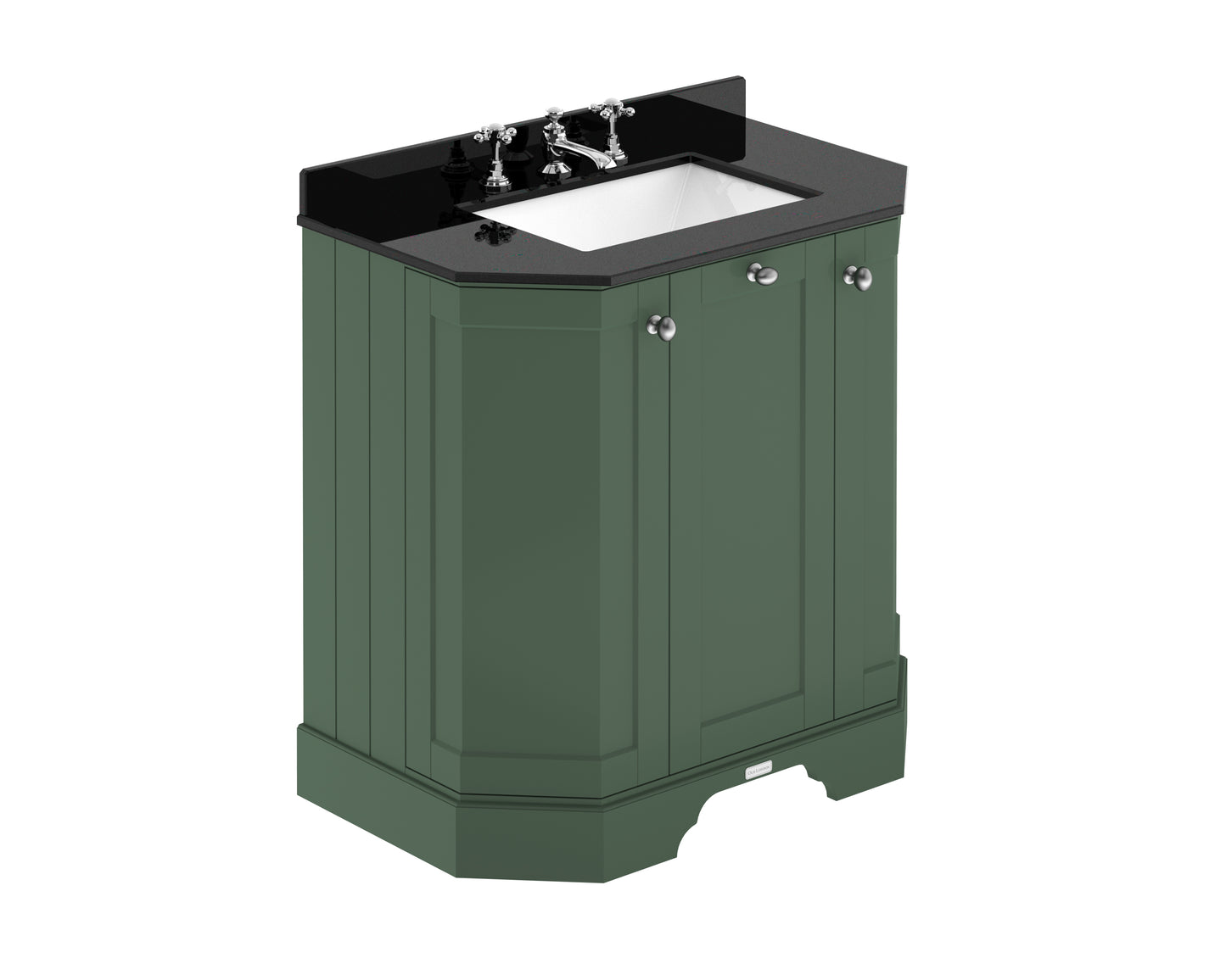 Hudson Reed 750mm 3-Door Angled Unit & Marble Top 3TH