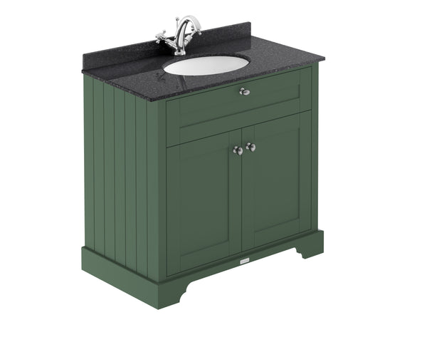 Hudson Reed 800mm Cabinet & Marble Top (1TH)