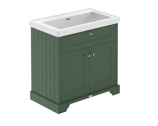 Hudson Reed 800mm 2-Door Vanity & Classic Basin 0TH