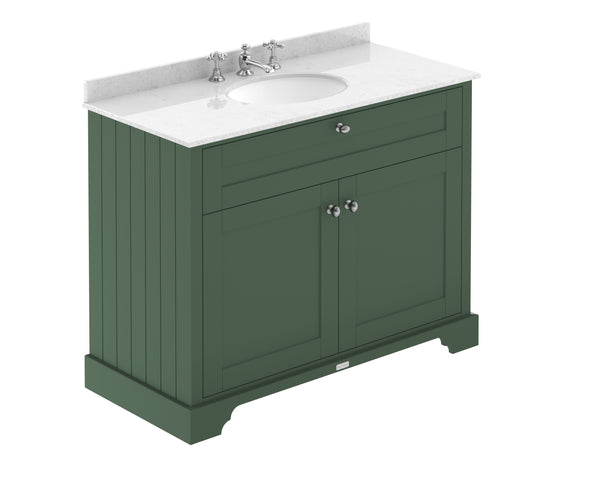 Hudson Reed 1000mm Cabinet & Marble Top (3TH)