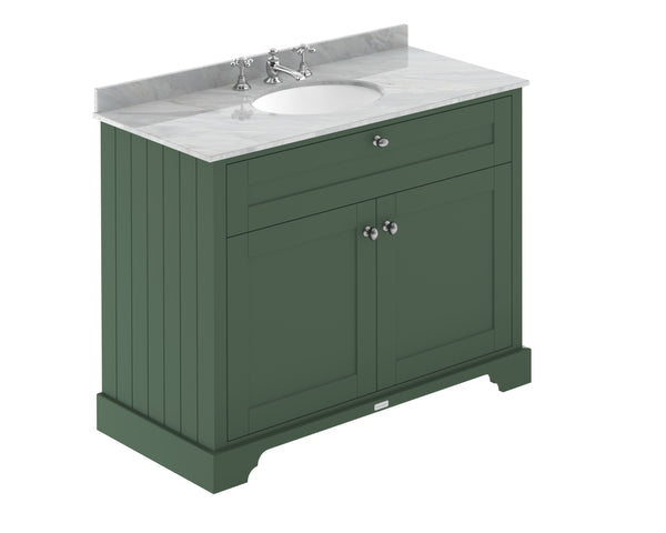 Hudson Reed 1000mm Cabinet & Marble Top (3TH)